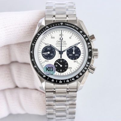 Omega Speedmaster 316L Steel 42MM 1863 Movement Chrnograph White Watch